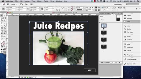 how to make an interactive presentation in indesign