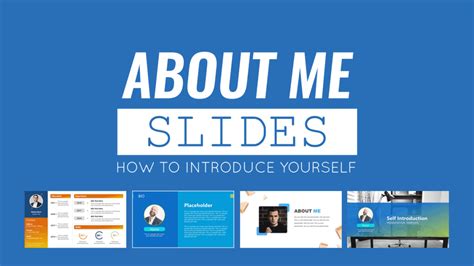 how to make an introduction slide about yourself