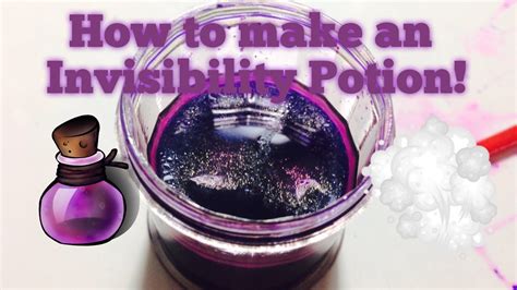 How To Make An Invisibility Potion In Real Life