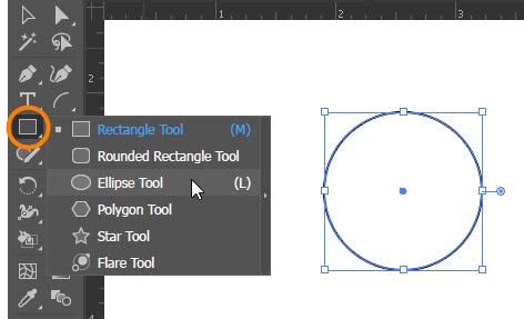 how to make an open circle in illustrator