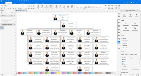 how to make an org chart in visio from excel