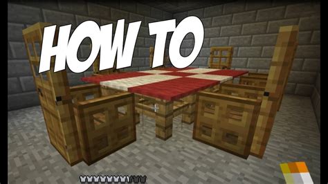 How To Make An Table In Minecraft