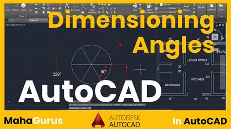 how to make angle dimension in autocad
