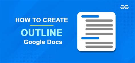 how to make another outline in google docs