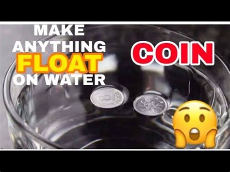 How To Make Anything Float In Water