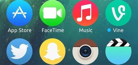 how to make apps in a circle on iphone