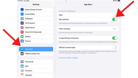 how to make apps update automatically ipad