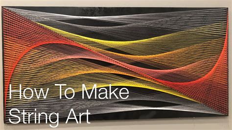 How To Make Art With String And Paint