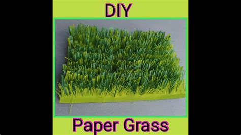 How To Make Artificial Grass From Paper