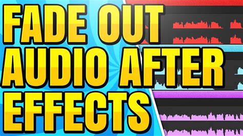 How to Fade In and Fade Out Audio in Adobe After Effects Effortlessly