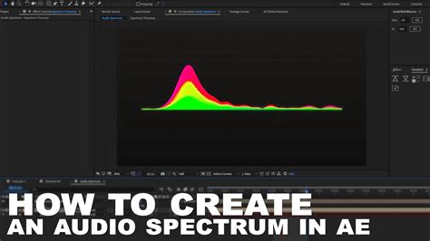 how to make audio spectrum in after effects