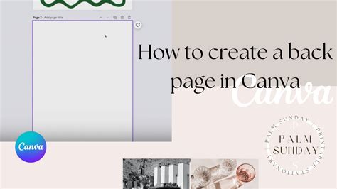 how to make back to back print in canva