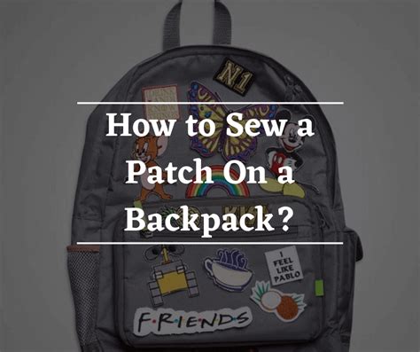 How To Make Backpack Patch