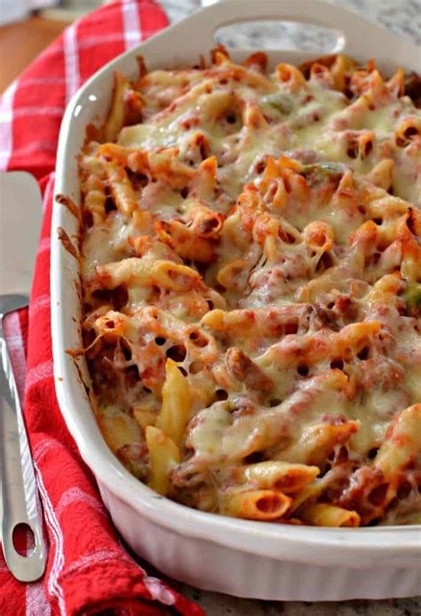 how to make baked mostaccioli