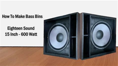 How To Make Bass Bin Box