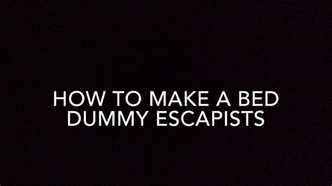 How To Make Bed Sheets In The Escapists