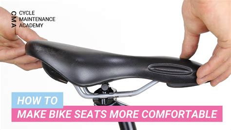 how to make bike seat more comfortable