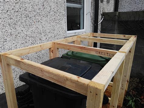 How To Make Bin Storage From Pallets