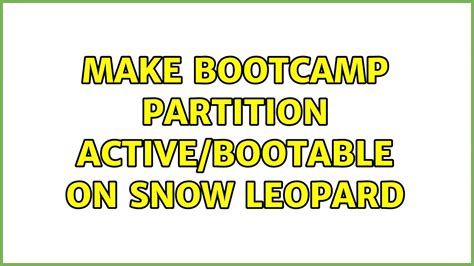 How to Make Your Bootcamp Partition Writable on Mac: The Ultimate Guide