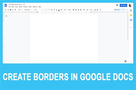 how to make border smaller in google docs