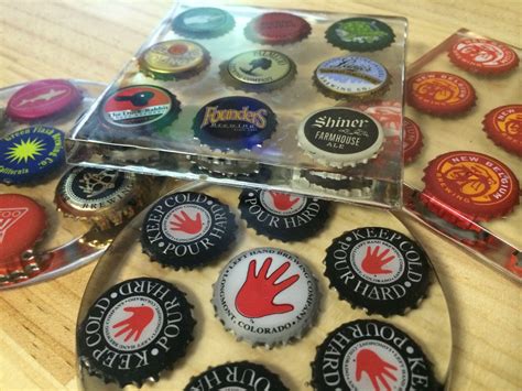 How To Make Bottle Cap Resin Coasters