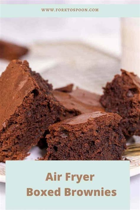 how to make box brownies in the air fryer