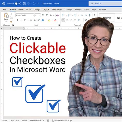 How To Make Boxes Clickable In Word