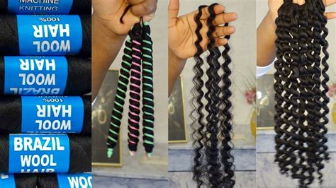 how to make brazilian hair curly