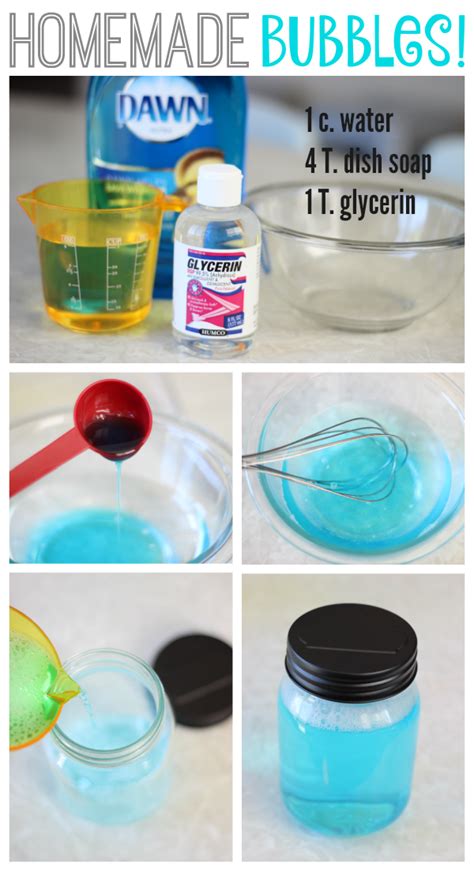 how to make bubble making solution