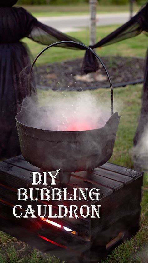 How To Make Bubbling Cauldron