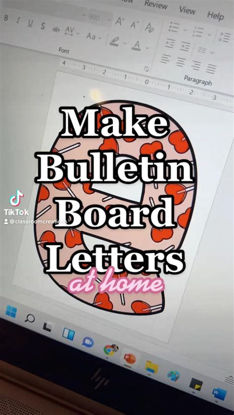 How To Make Bulletin Board Letters Google Docs
