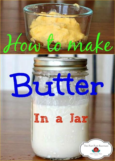 How To Make Butter In A Jar
