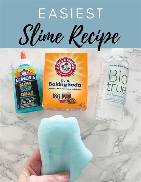 how to make butter slime with contact solution