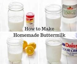 How To Make Buttermilk Using Sour Cream