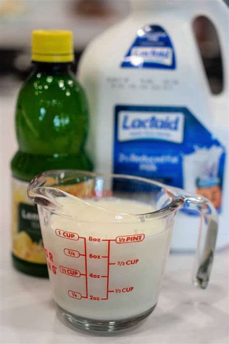 how to make buttermilk with lemon juice uk