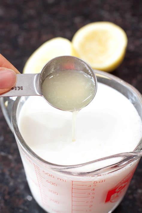 how to make buttermilk with vinegar and half and half