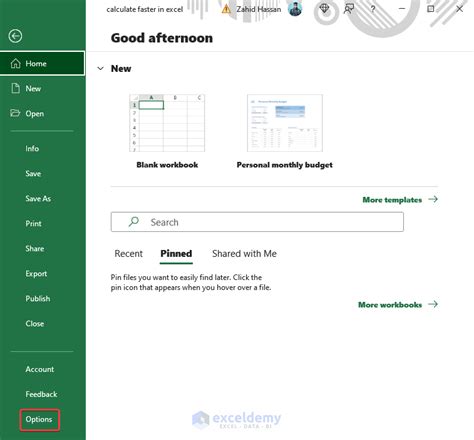 how to make calculations faster in excel