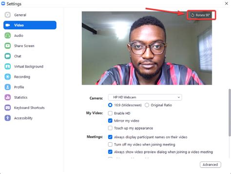 How To Make Camera Not Inverted On Zoom