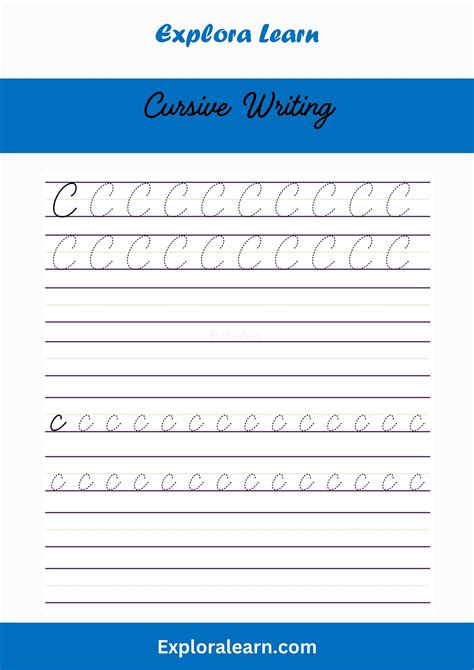 how to make capital cursive c