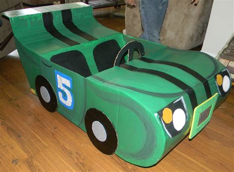 how to make car with box step by step