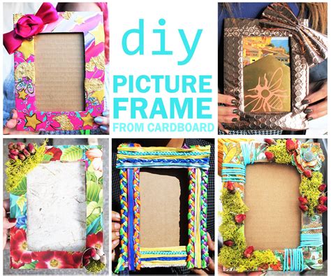 How To Make Cardboard Picture Frames