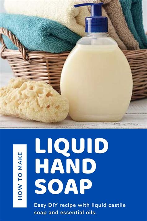 how to make castile hand soap thicker