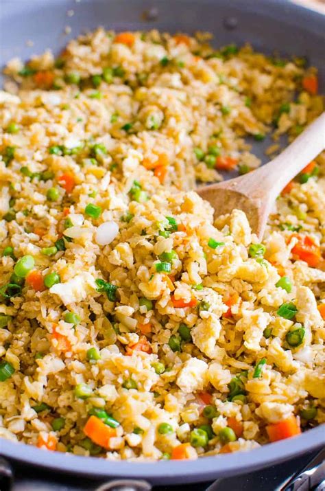 how to make cauliflower fried rice crispy