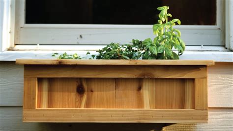 How To Make Cedar Window Boxes