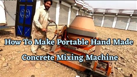 How To Make Cement In A Mixer