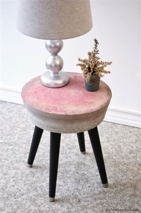 How To Make Cement Side Table