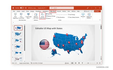 how to make certain slides loop in powerpoint
