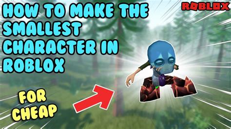 how to make character smaller in roblox studio