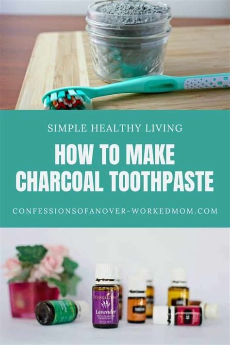 How To Make Charcoal Toothpaste