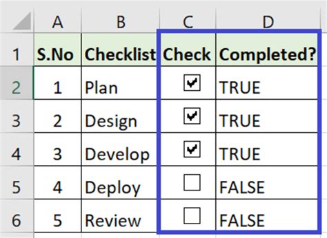 how to make check box in excel shortcut